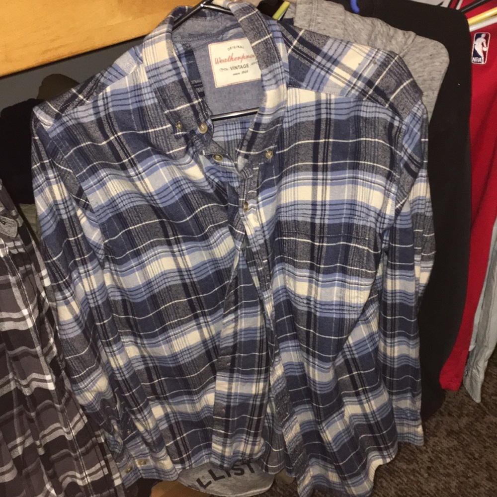 Blue flannel